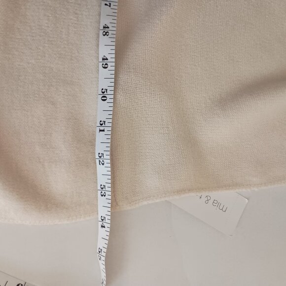 Mia & Tess Waterfall Front Cream Vest Women’s Size OS NWT - Picture 11 of 13